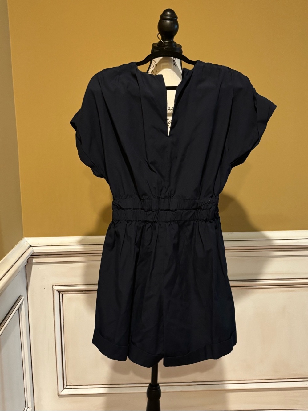 Brochu Walker Navy Short Sleeve Romper